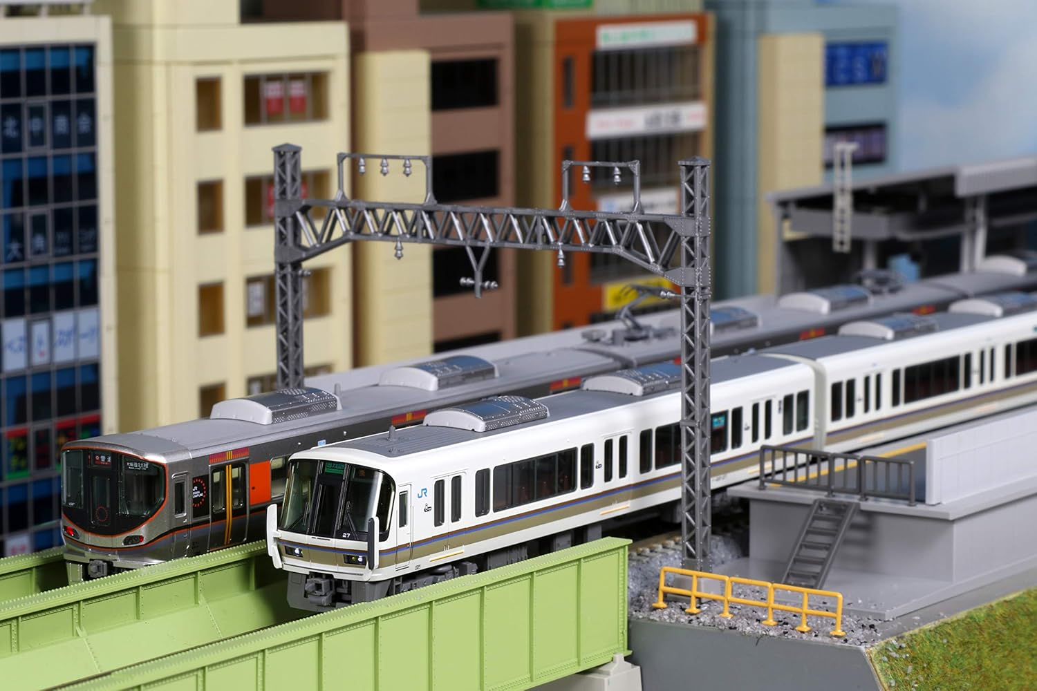 KATO 10-1492 N-Gauge 221 Series Renewal Car Yamatoji Rapid Add-on Set (4 Cars) - BanzaiHobby