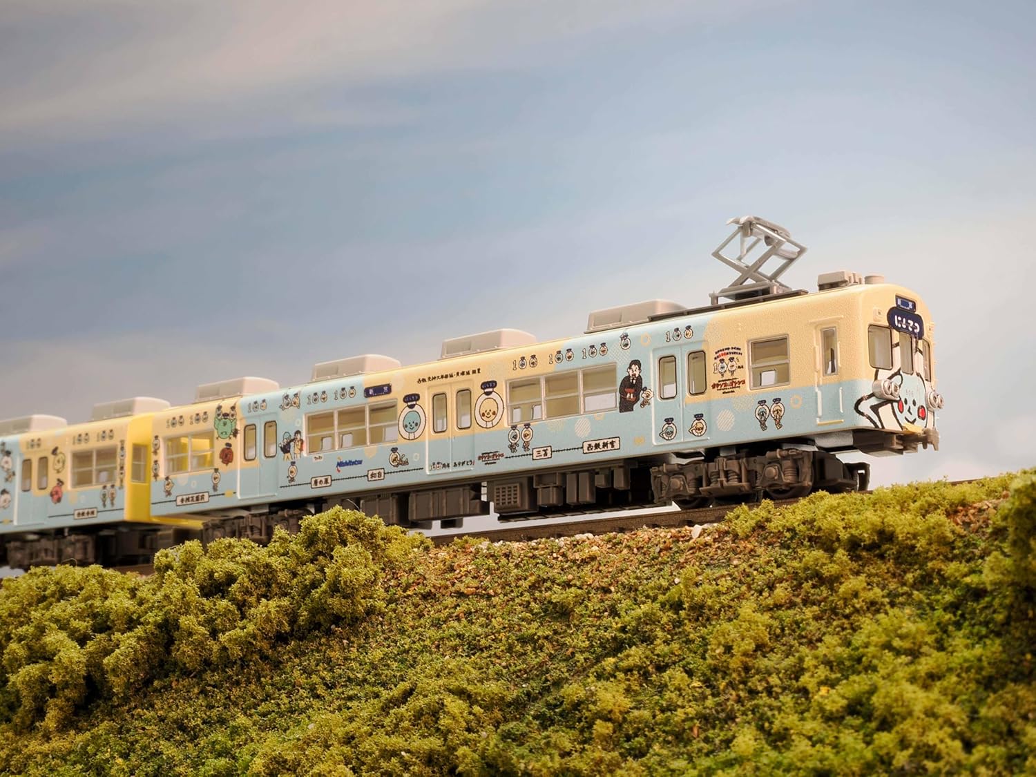 TOMYTEC Railway Collection Nishi-Nippon Railroad 600 Series Nishitetsu Kaizuka Line 100th Anniversary Wrapping Train 2 Cars Set - BanzaiHobby