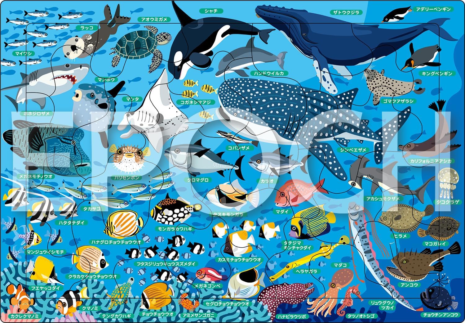 Epoch 25-231 Friends of the Sea Puzzle - BanzaiHobby