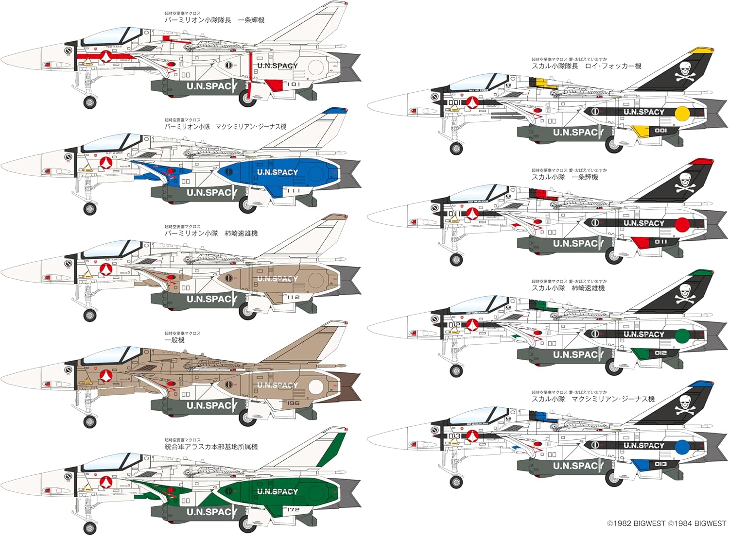 Max Factory PLAMAX PX14 1/72 VF-1 Fighter Valkyrie Deculture Package (Macross: Do You Remember Love?) - BanzaiHobby