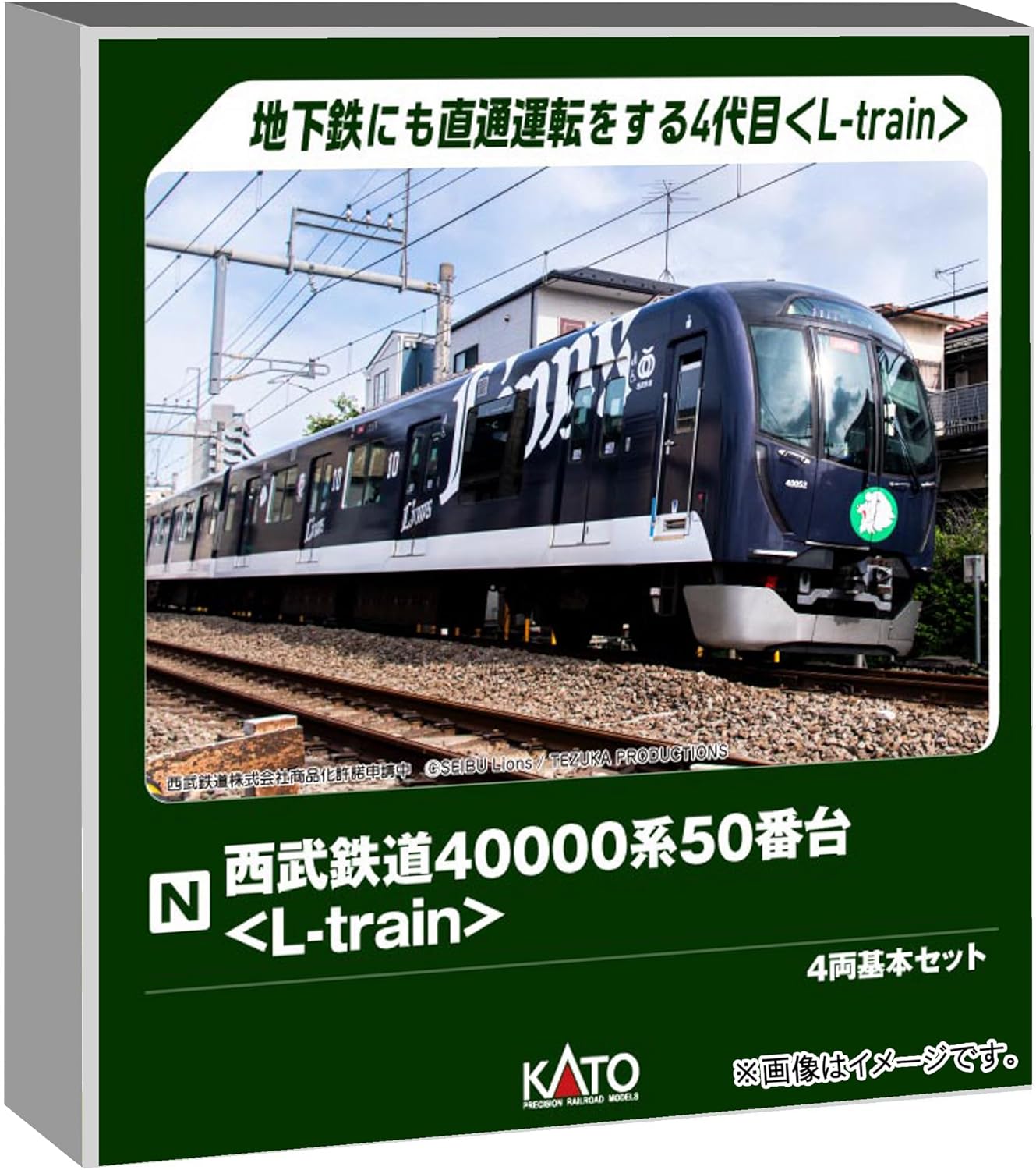 KATO 10-2157 N Gauge Seibu Railway 40000-50 Series (L-Train) 4 Cars Basic Set - BanzaiHobby