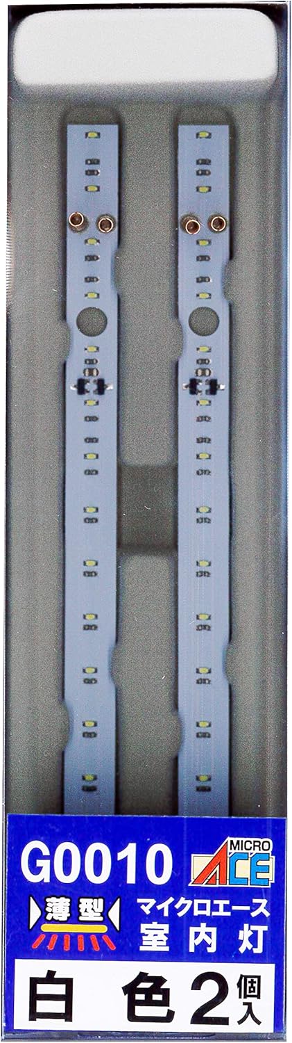 MicroAce G0010 Thin Interior Light White Pack of 2 - BanzaiHobby