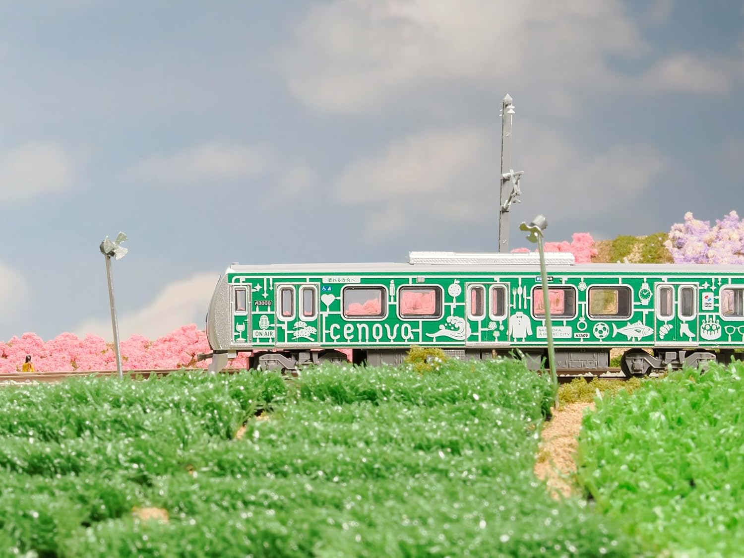 TOMYTEC The Railway Collection Shizuoka Railway A3000 Series (CENOVA TRAIN) 2 Cars Set J