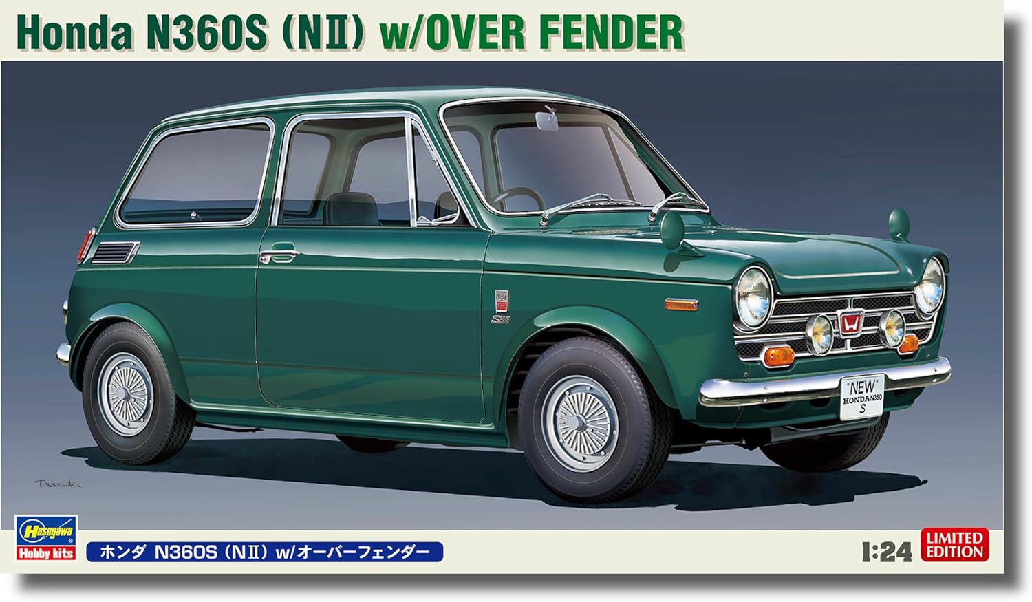 Hasegawa 20659 1/24 Honda N360S (N II) w/Over Fender - BanzaiHobby