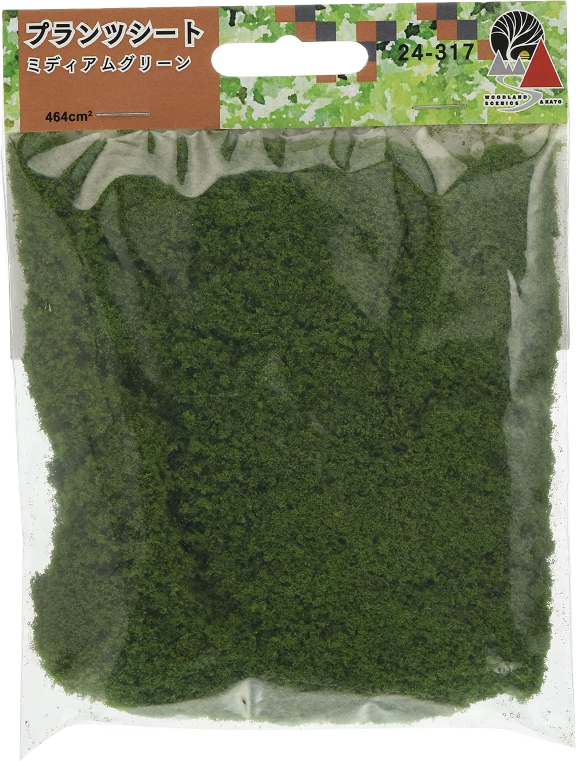 KATO 24-317 Plants Sheet (Forage) Medium Green (464cm2) - BanzaiHobby
