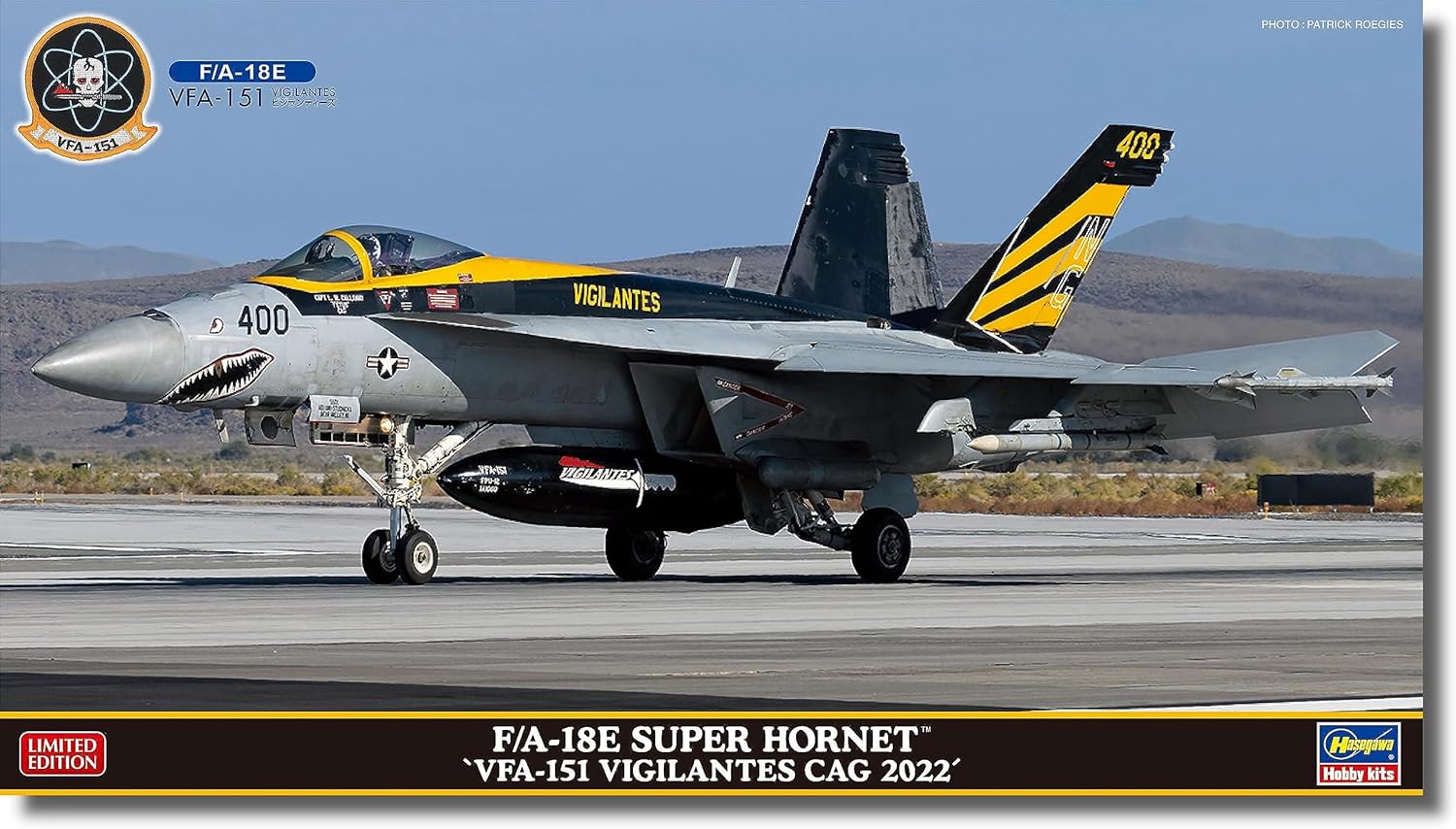 Hasegawa 02450 1/72 US Navy F/A-18E Super Hornet VFA-151 Vigilantes CAG 2022 - BanzaiHobby