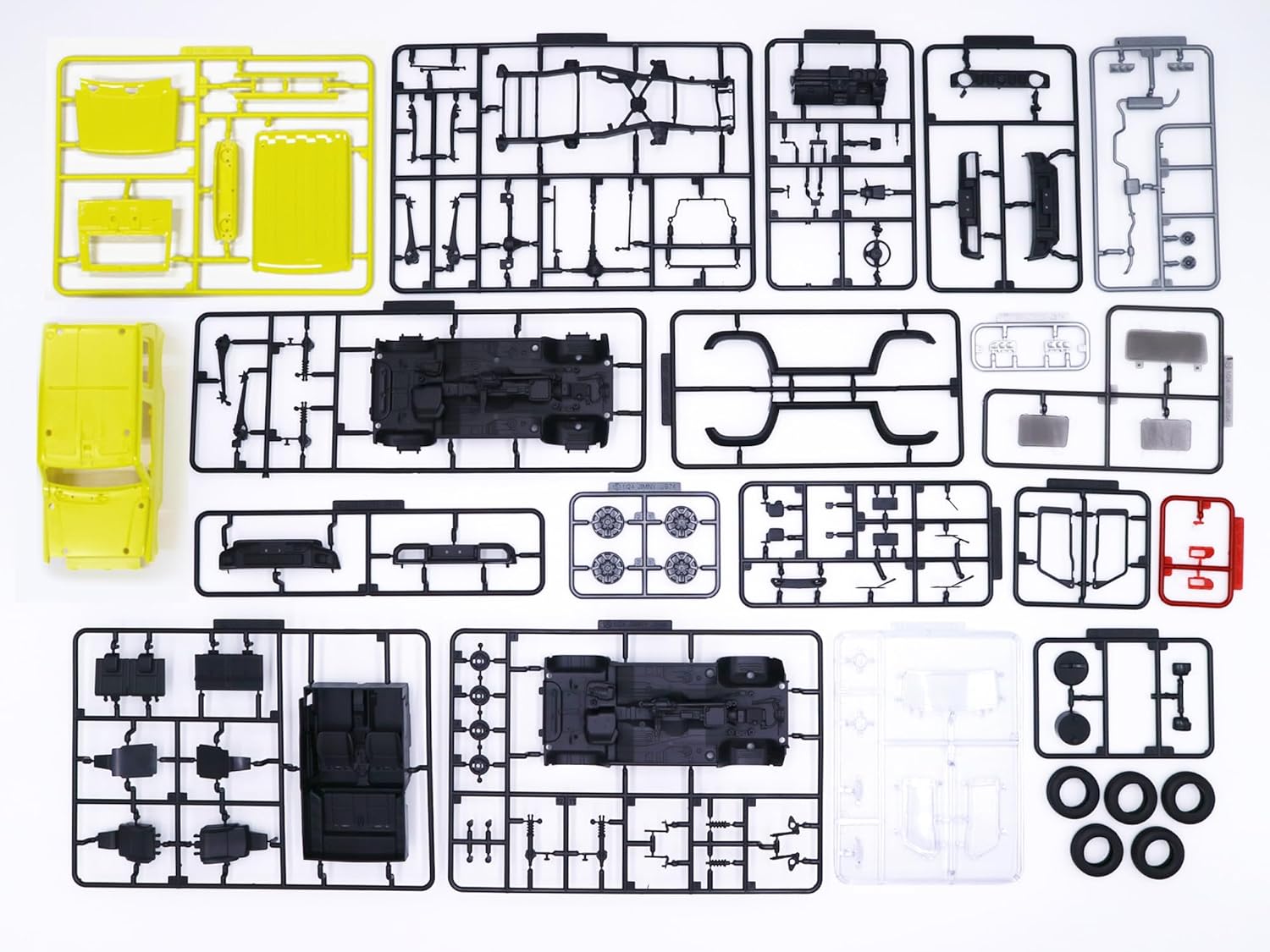Fujimi 1/24 Car NEXT Series No.24 Suzuki Jimny Sierra JB74 (Kinetic Yellow) - BanzaiHobby