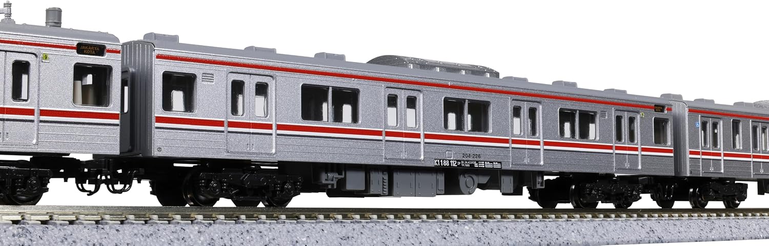 KATO 10-1755 N Gauge Indonesian Commuter Railway 205 Series 12-Car Set - BanzaiHobby