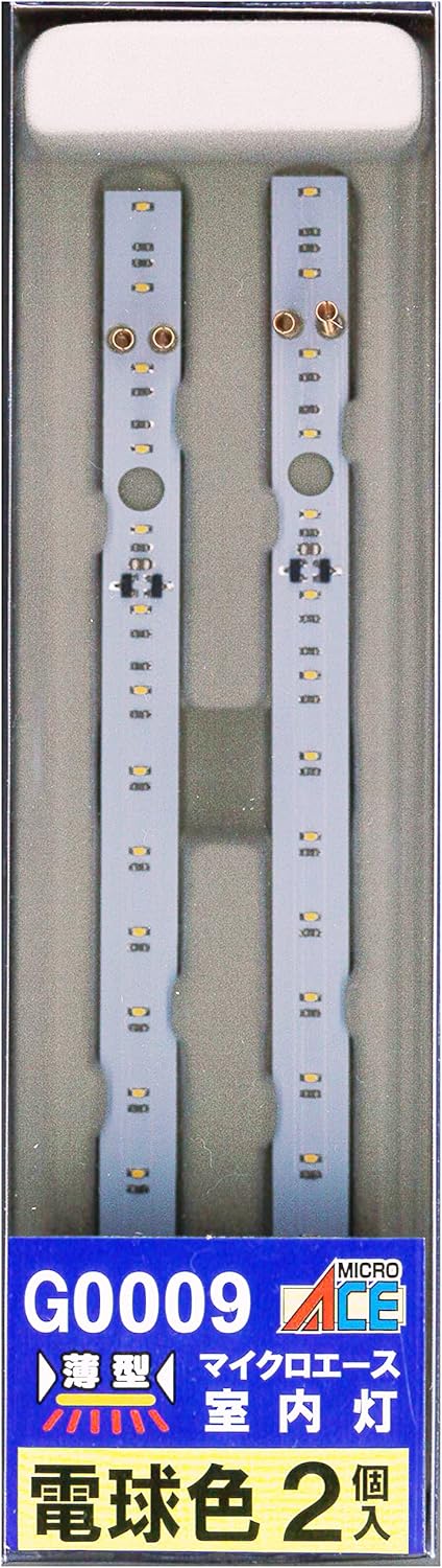 MicroAce G0009 Thin Interior Light Warm White Pack of 2 - BanzaiHobby