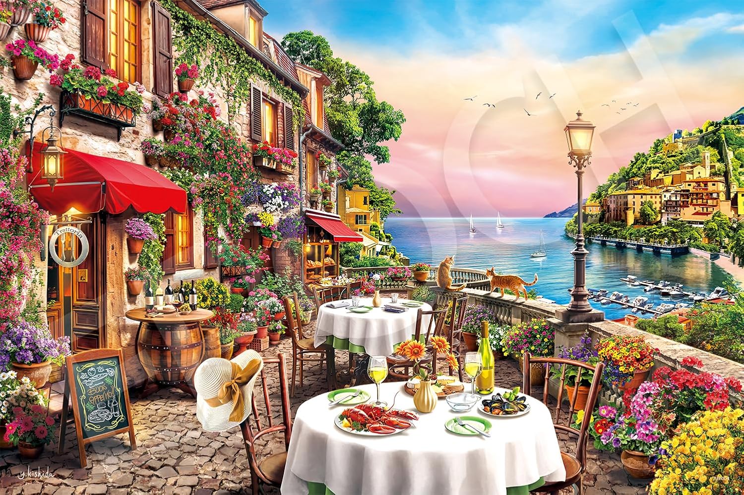 Epoch 12-619s Seaside Trattoria Puzzle - BanzaiHobby