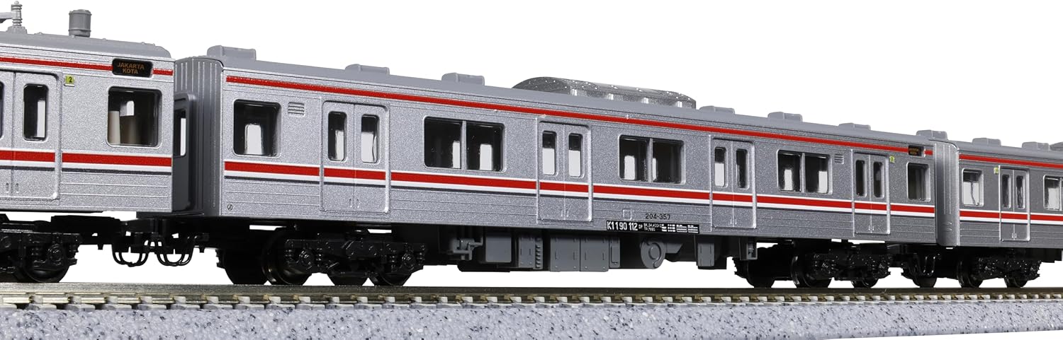 KATO 10-1755 N Gauge Indonesian Commuter Railway 205 Series 12-Car Set - BanzaiHobby