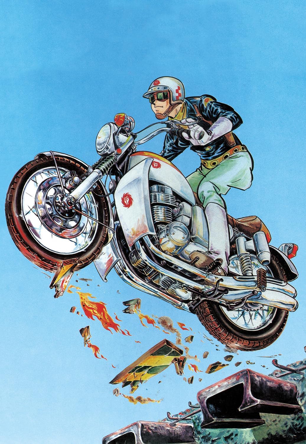 Aoshima 1/12 Wild 7 The Bike Series No.SP Hiba-chan CB750FOUR - BanzaiHobby