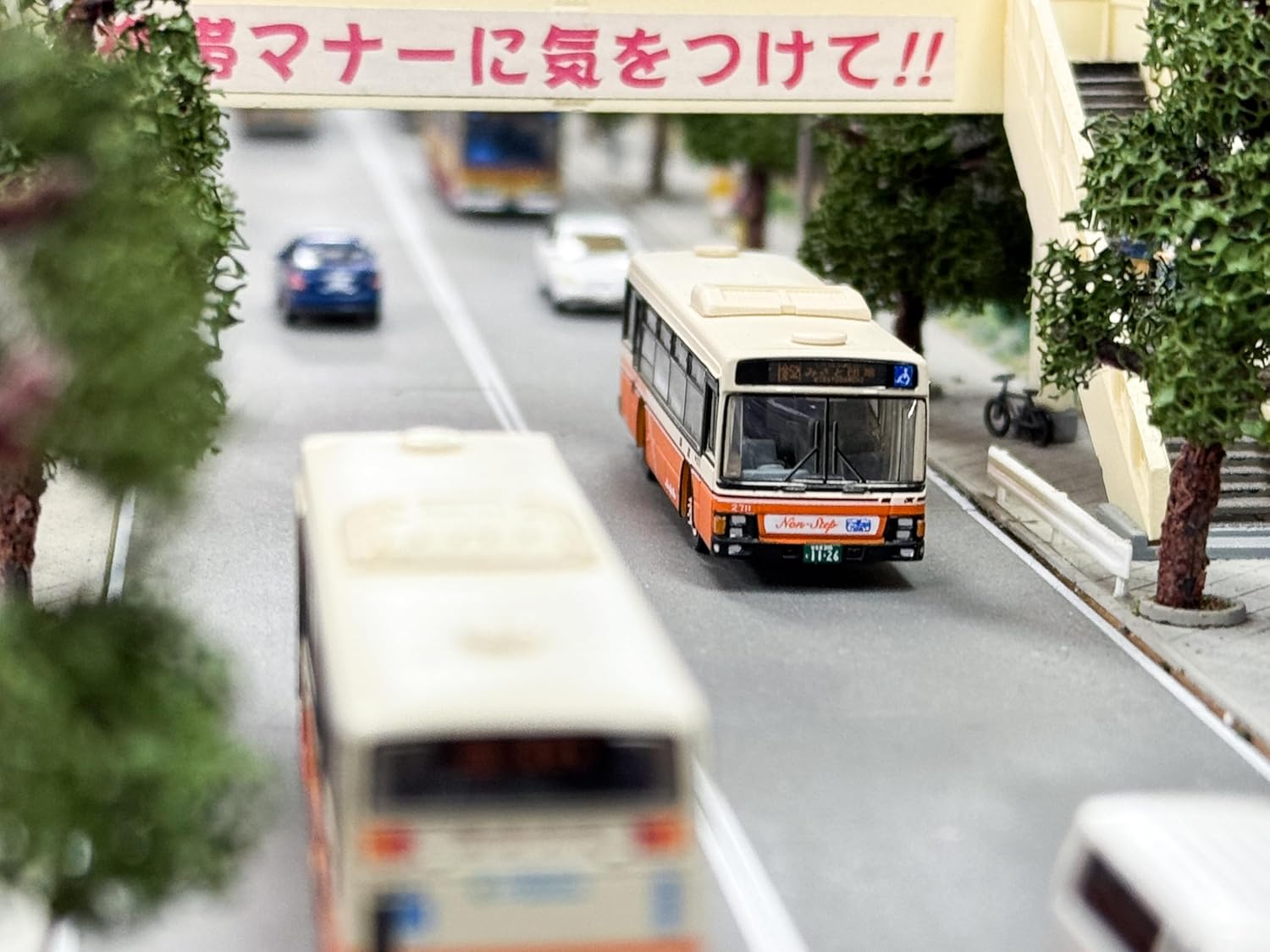 TOMYTEC The Bus Collection Tobu Bus Central Goodbye V8 Erga - BanzaiHobby