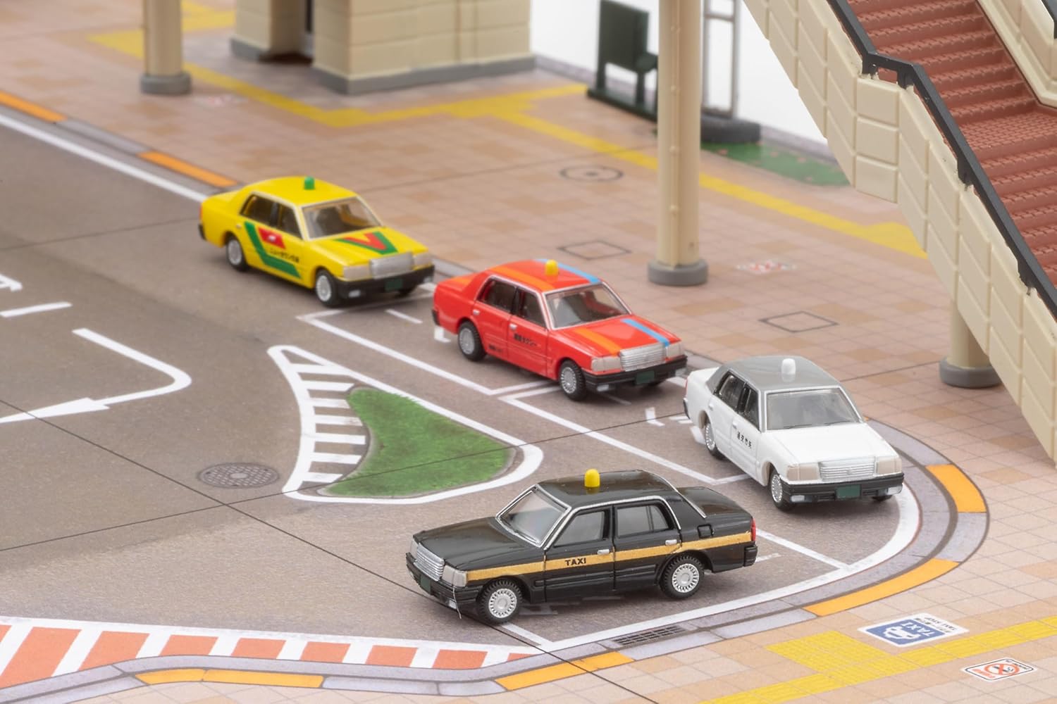 TOMYTEC 328629 The Car Collection Basic Set Selection (Select) Taxi B - BanzaiHobby
