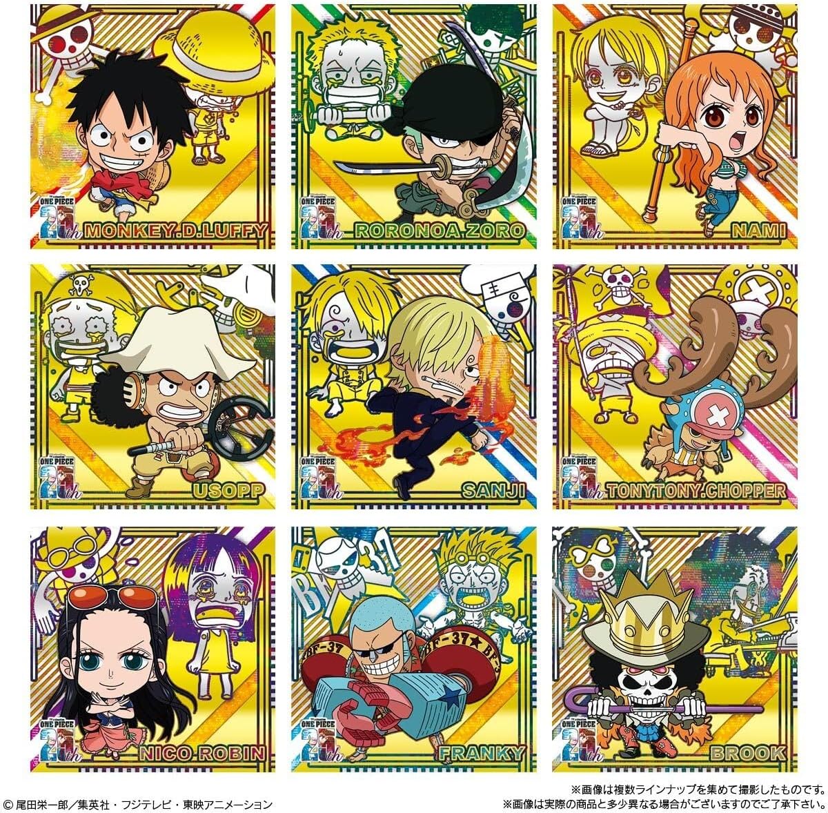 Bandai Niformation One Piece Great Pirate Seal Wafer LOG.9 (Set of 20) - BanzaiHobby