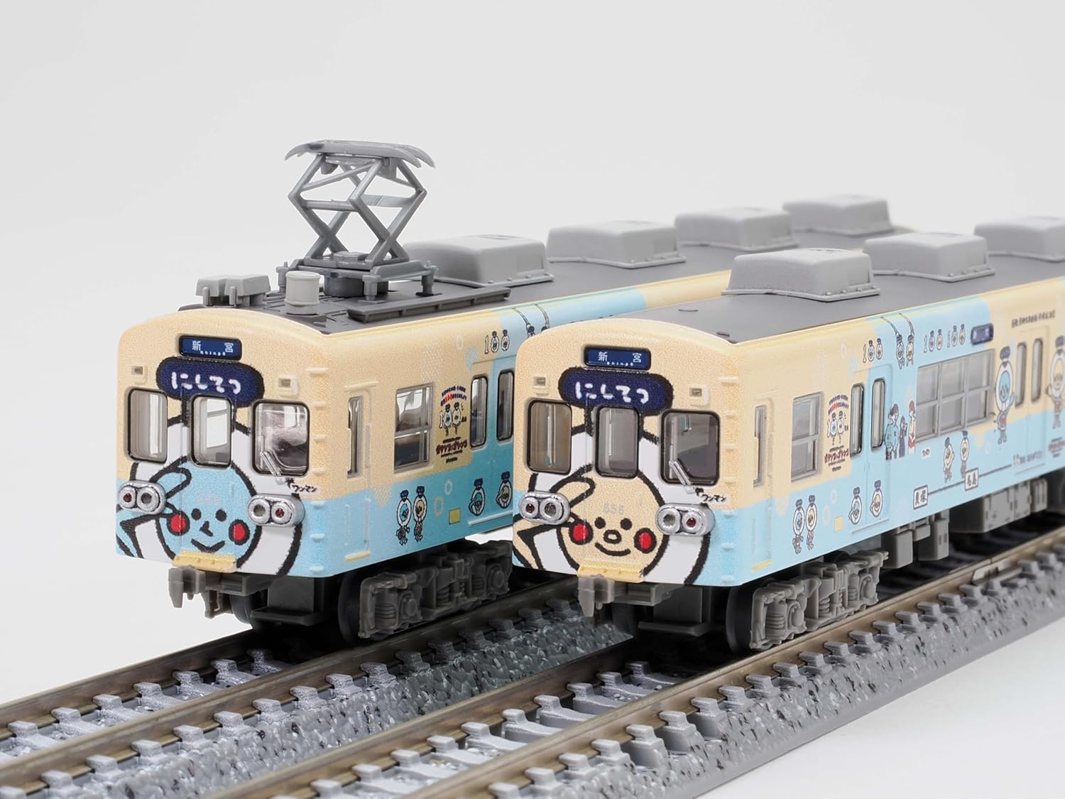 TOMYTEC Railway Collection Nishi-Nippon Railroad 600 Series Nishitetsu Kaizuka Line 100th Anniversary Wrapping Train 2 Cars Set - BanzaiHobby