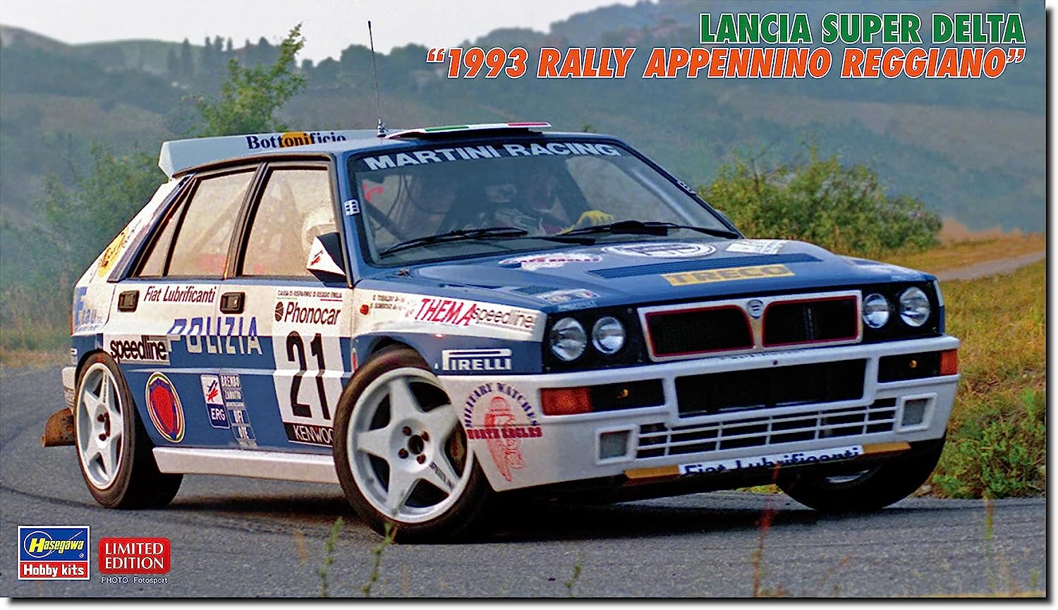 Hasegawa Lancia Super Delta 1993 Rally Appennino Reggiano - BanzaiHobby