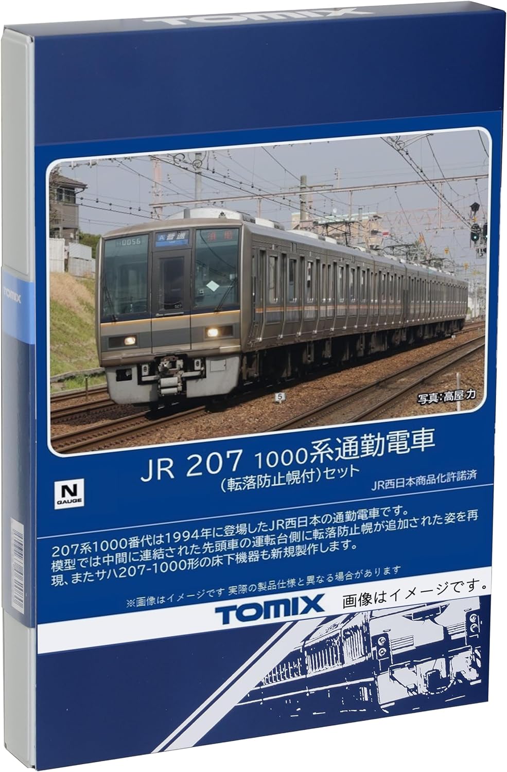TOMIX 98837 N Gauge JR 207 1000 Series Fall Prevention Cape Set, Railway  Model Train