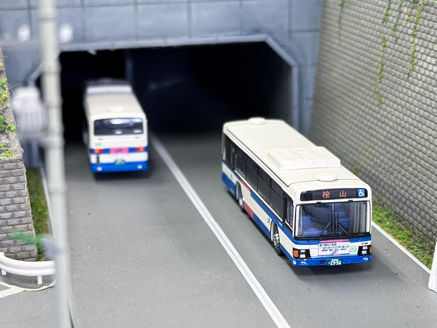 TOMYTEC The Bus Collection Sayonara Enfuku Line, Kyotanba Office, West Japan JR Buses Set of 2 - BanzaiHobby