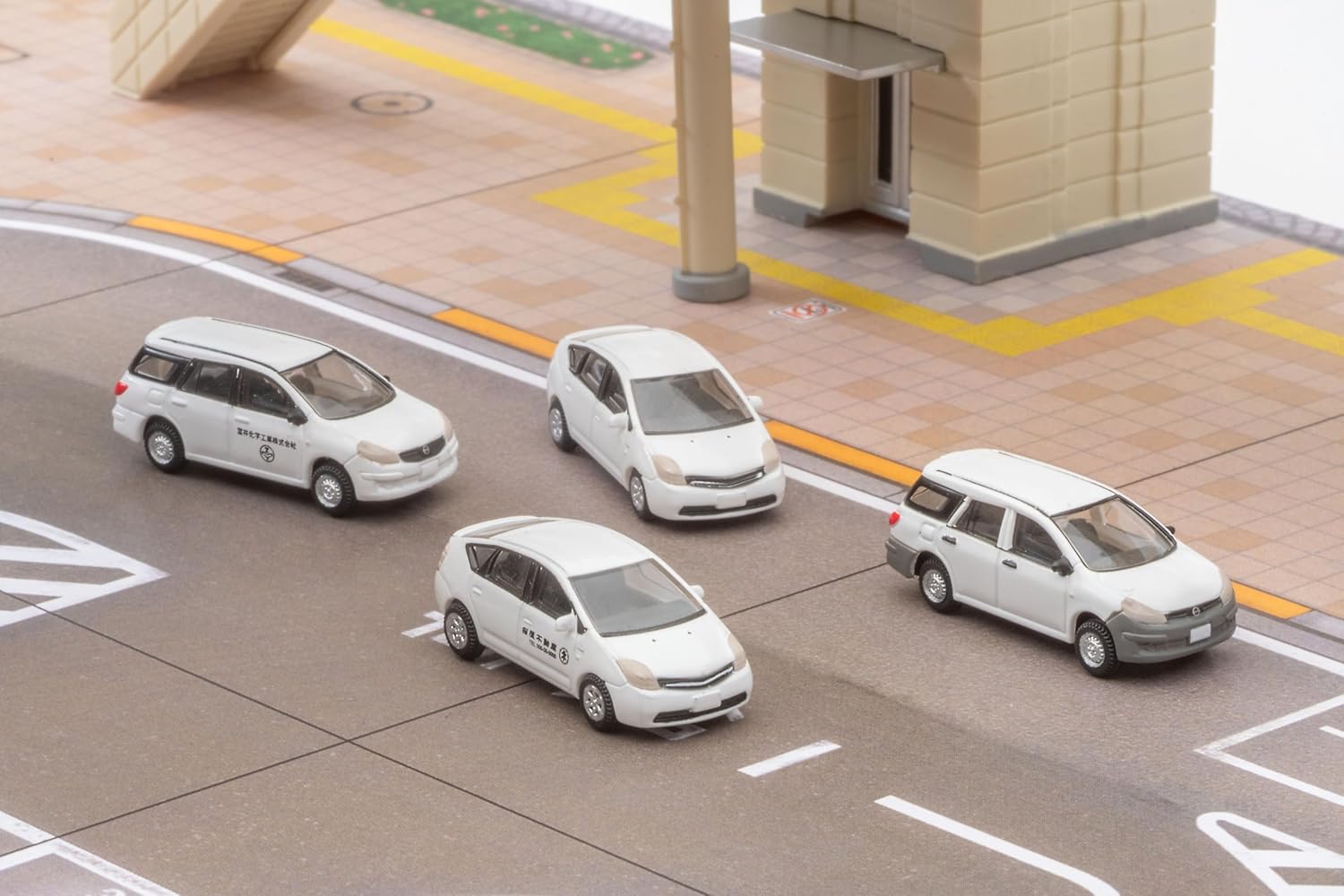 TOMYTEC 328636 The Car Collection Basic Set Selection (Select) Business Car White - BanzaiHobby