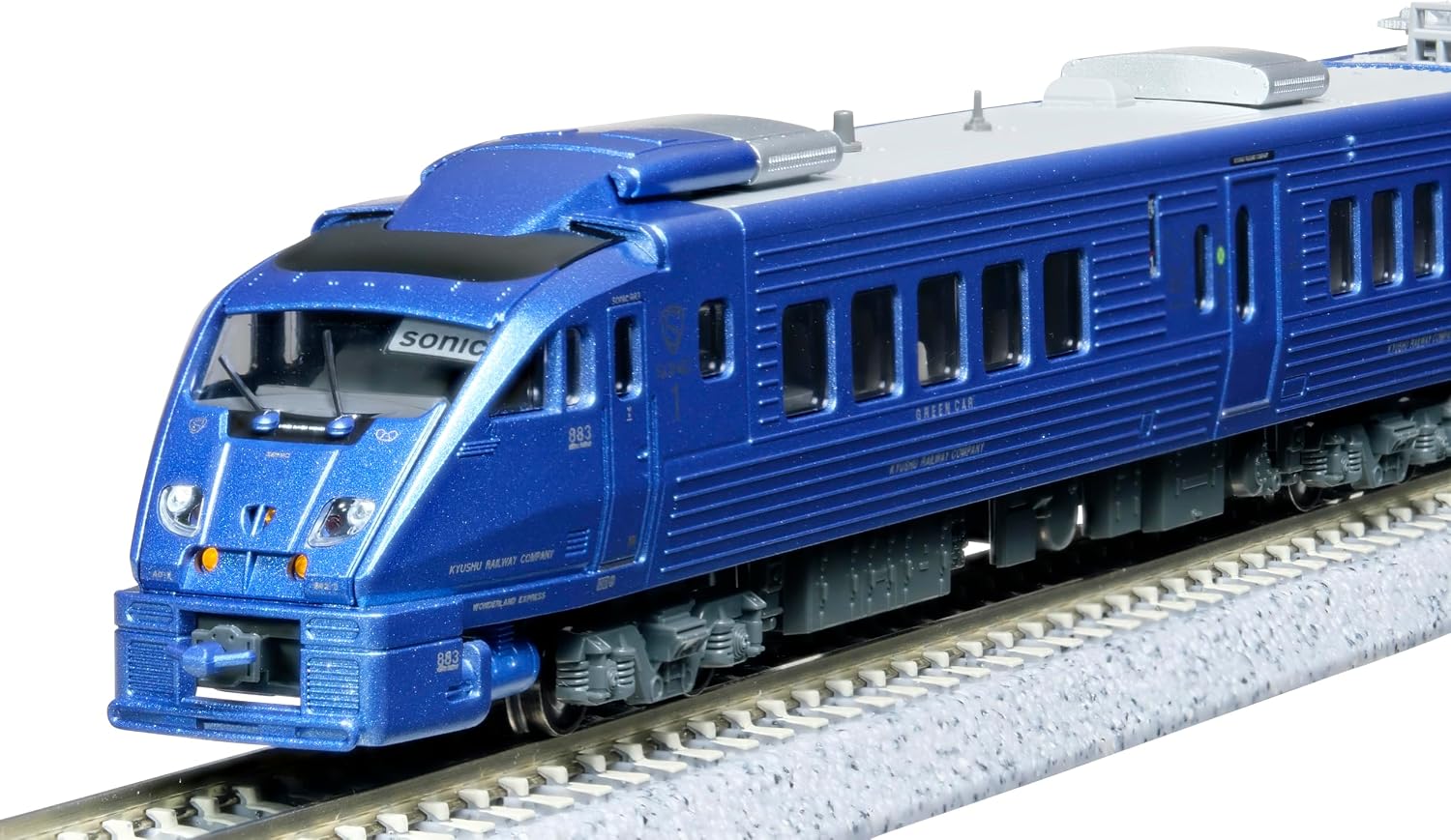 KATO 10-2160 N-Gauge 883 Series Sonic Renewal Train (1st Generation) 4 Cars Basic Set - BanzaiHobby