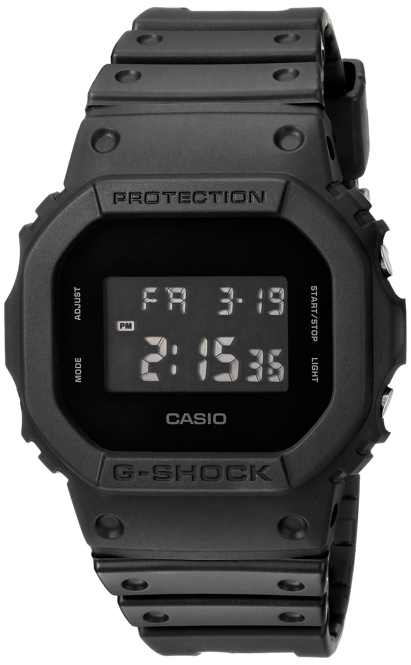 カシオ CASIO G-SHOCK Gショック ジーショック Solid Colors DW-5600BB-1 海外モデル ブラックをテーマにしたソリッドカラーズ メンズ 腕時計 時計 【逆輸入品】 - BanzaiHobby