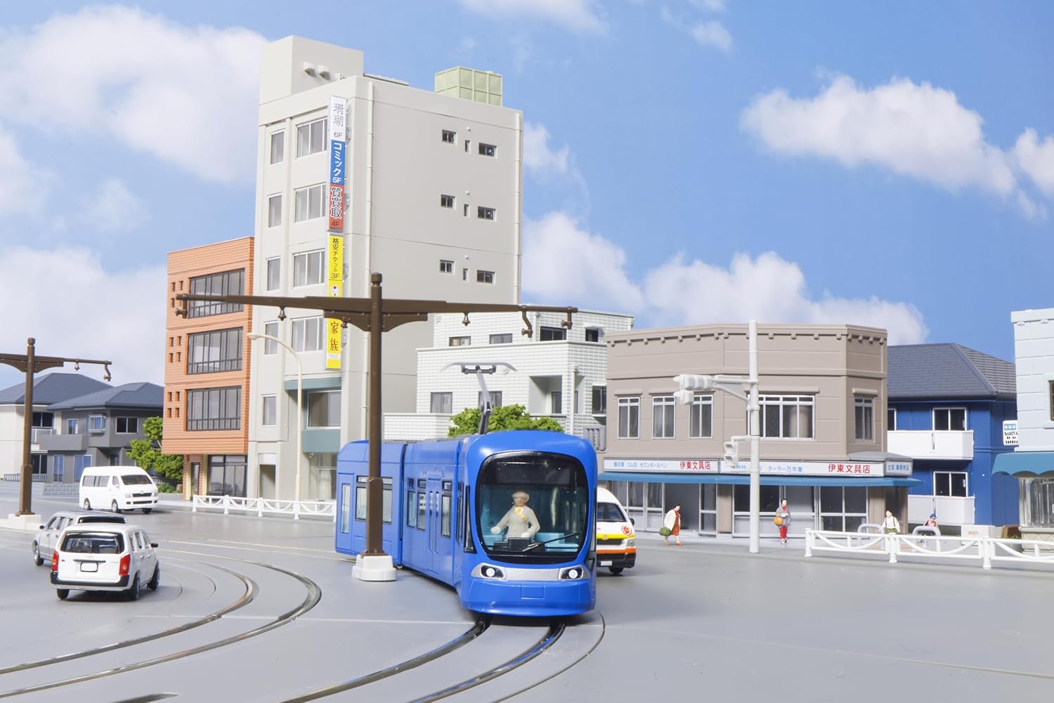 KATO 41-103-E N Gauge Unitram E Road Plate Intersection Inside - BanzaiHobby