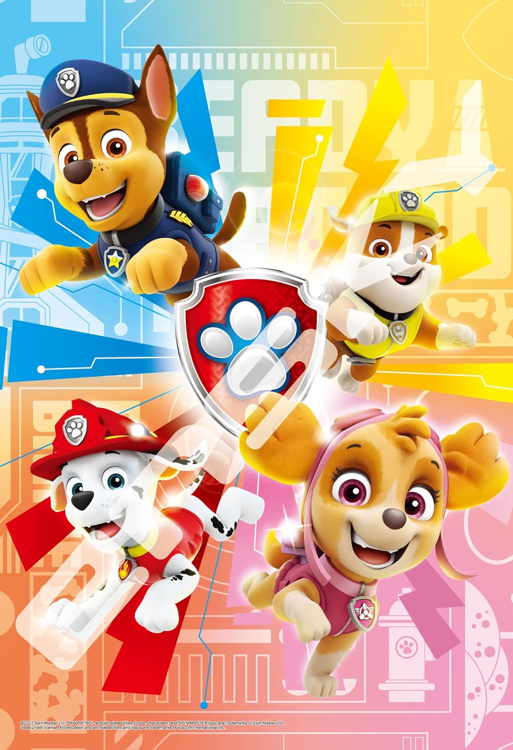 Ensky 108-L781 Paw Patrol - Paw Patrol (Puzzle, 108 Pieces, 26 x 38 cm) - BanzaiHobby