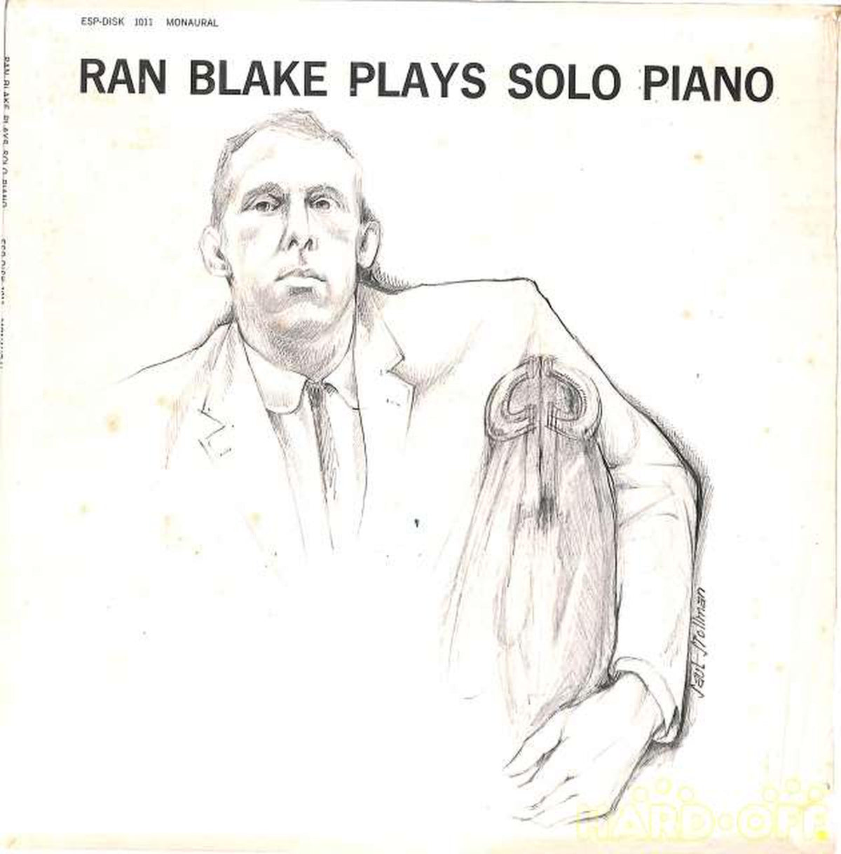 ESP (Import: US) Run Blake "Plays Solo Piano" ESP-DISK 1011 MONO