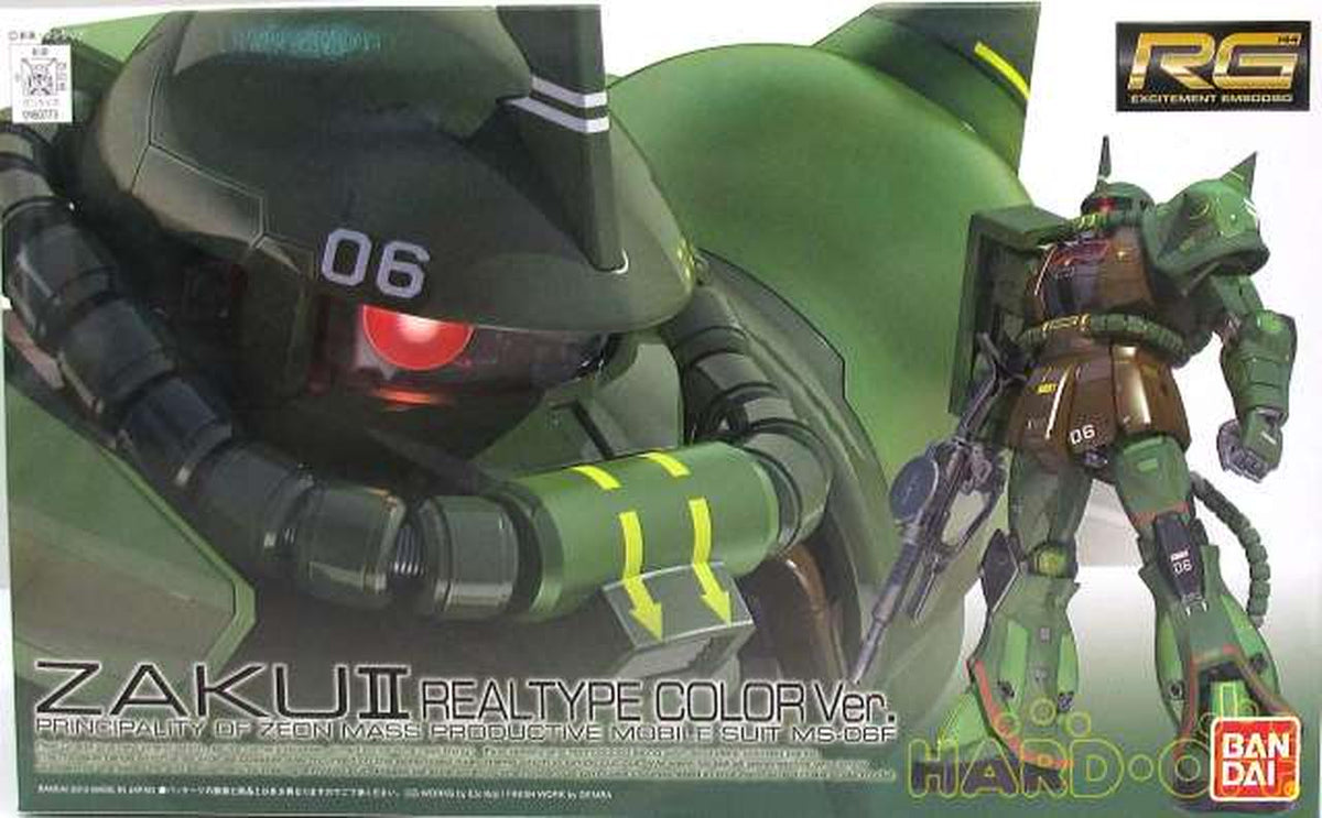 BANDAI 1/144 RG MS-06F Zaku II Real Type Color VER.