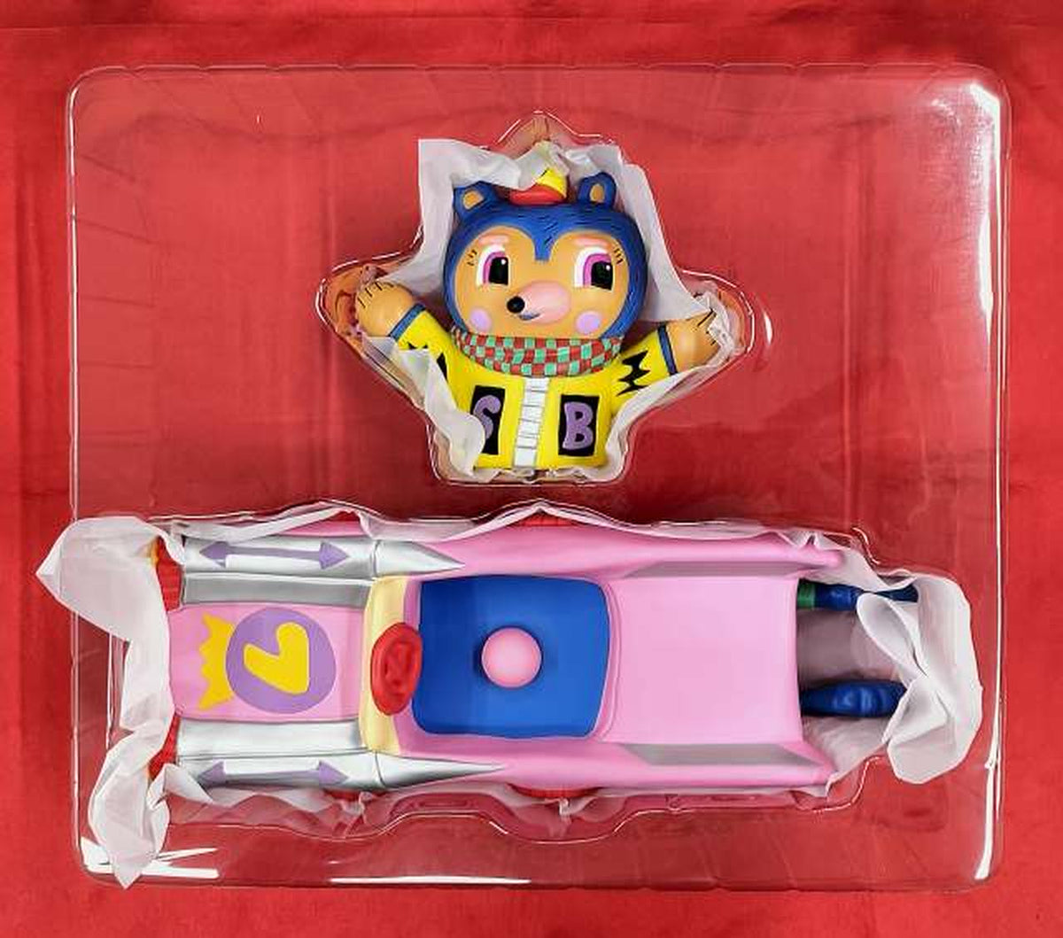 Ken Elephant Soft Vinyl Doll SUNDAY BEAR PINKCAR - Ken Elephant Banzai Hobby