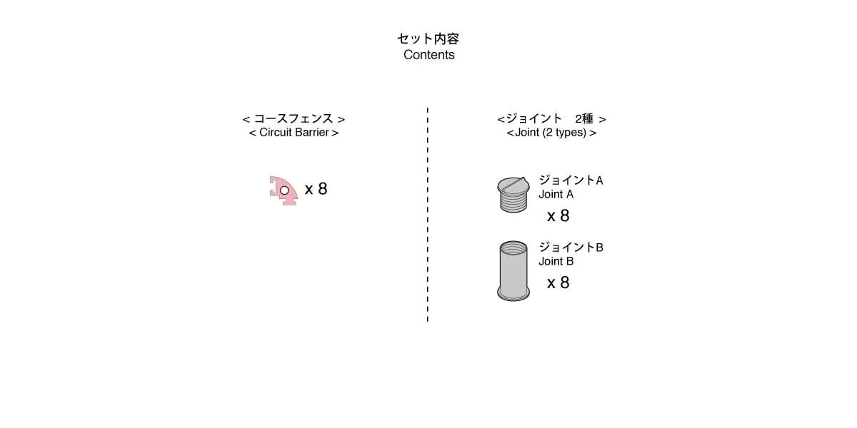 Kyosho 87053-05-1 Mini-Z Grand Prix Circuit 50 Repair Kit - BanzaiHobby