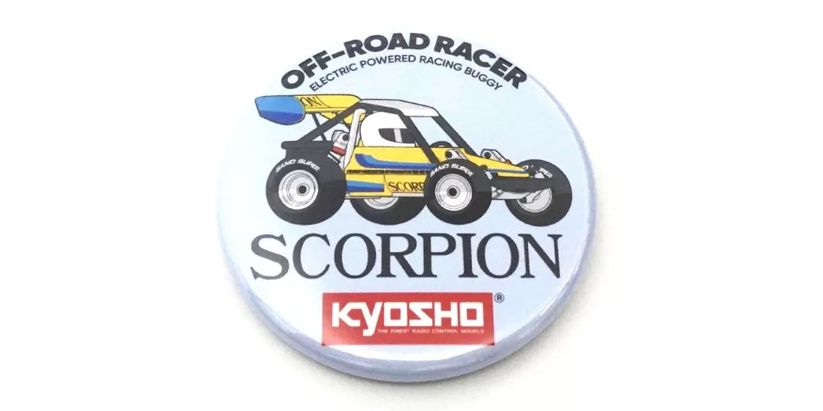 Kyosho 87525 Vintage Buggy Tin Badge Assortment (2WD Series) (5 Designs)