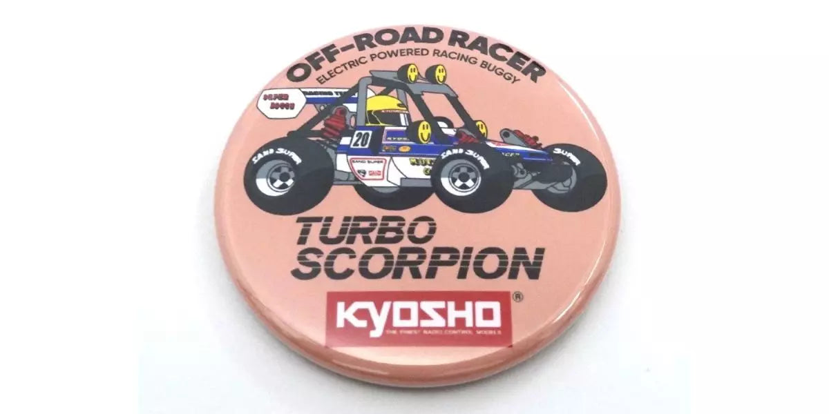 Kyosho 87525 Vintage Buggy Tin Badge Assortment (2WD Series) (5 Designs)
