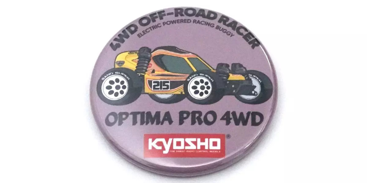 Kyosho 87526 Vintage Buggy Tin Badge Assortment (4WD Series) (7 Designs)