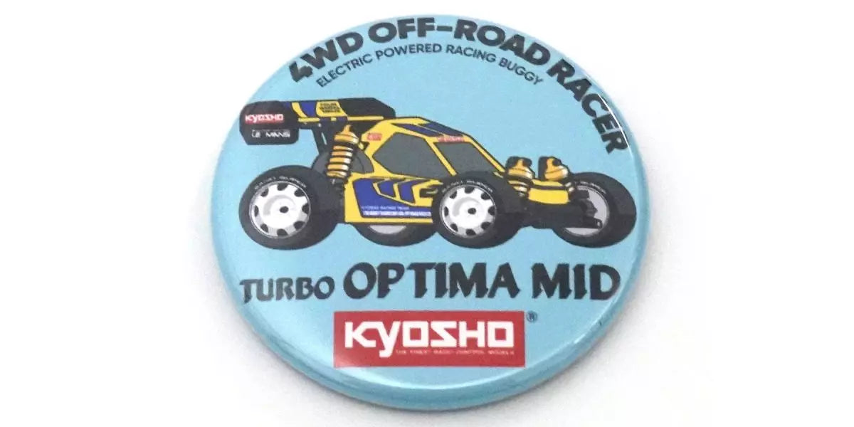 Kyosho 87526 Vintage Buggy Tin Badge Assortment (4WD Series) (7 Designs)