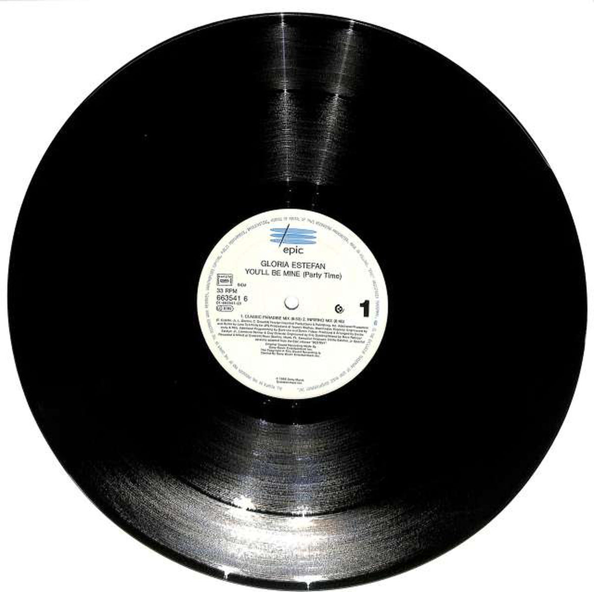 EPC Gloria Estefan: "YOU'LL BE MINE (PAR EPC6635416 6"