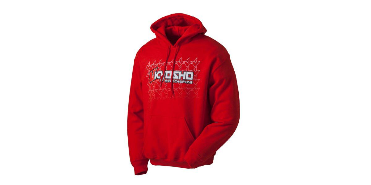 Kyosho 88004L Kfade 2.0 Sweat W/Hood Red - BanzaiHobby