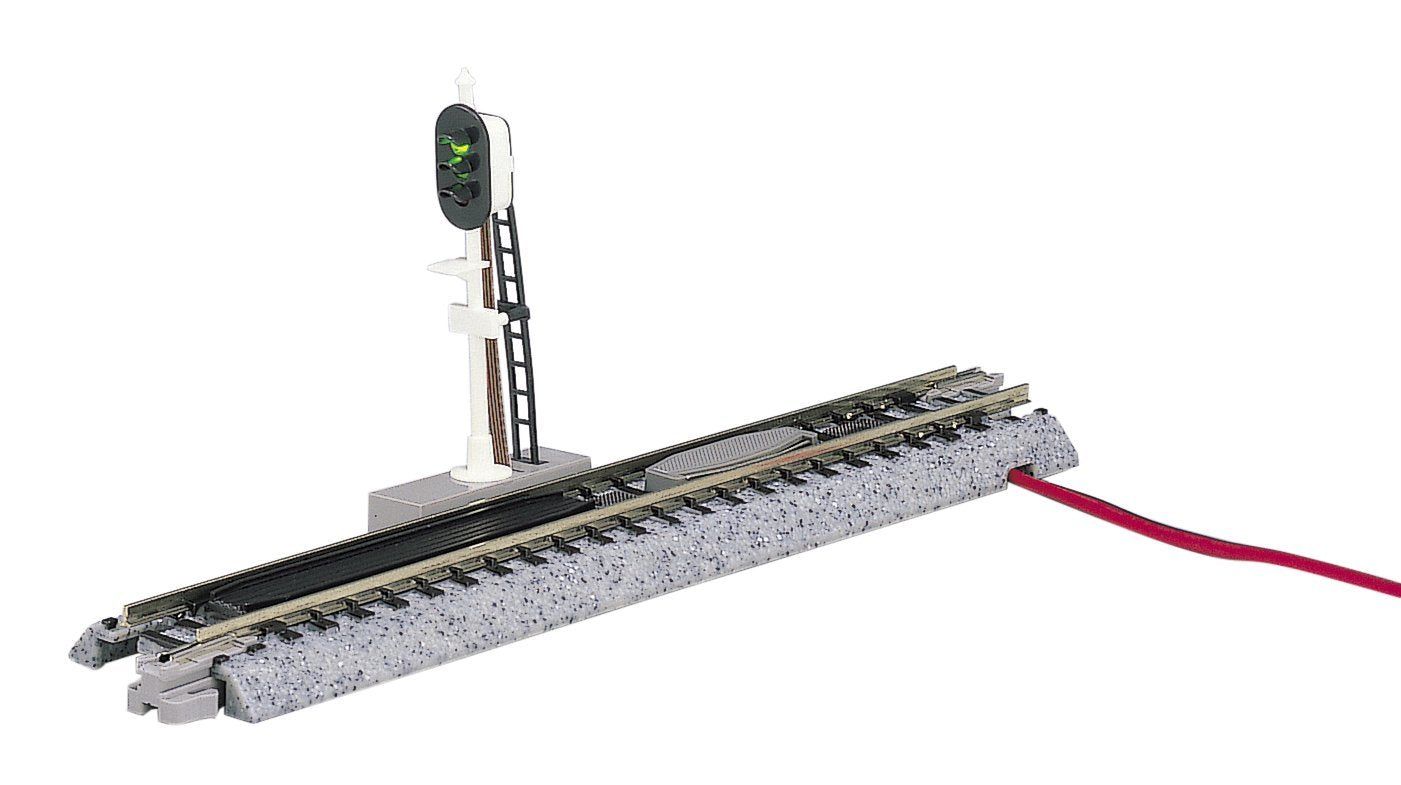 KATO 20-605 124mm 4-7/8" Automatic 3-Color Signal Track - BanzaiHobby
