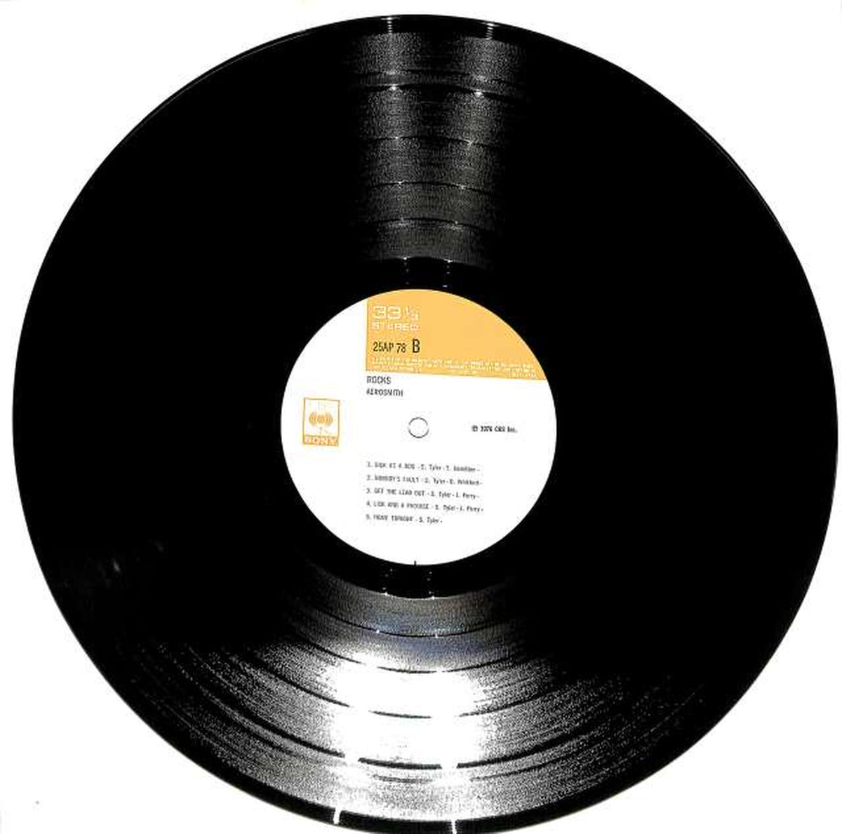 CBS Sony Aerosmith "Rocks" 25AP-78