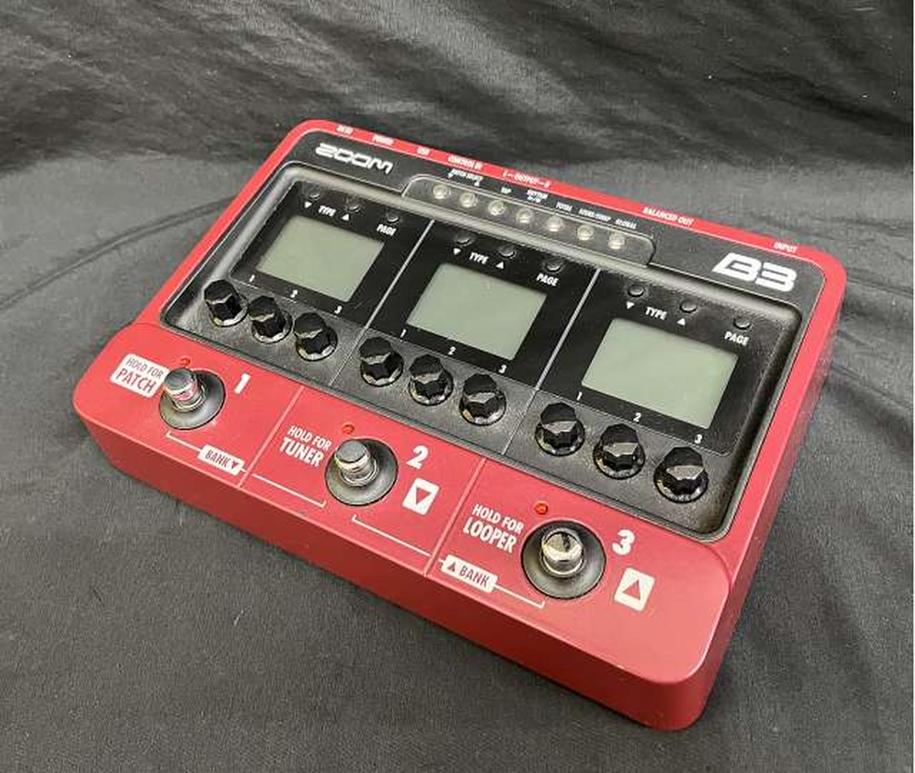 ZOOM [Equipped with 99 Effects] Multi-Effects for Bass B3
