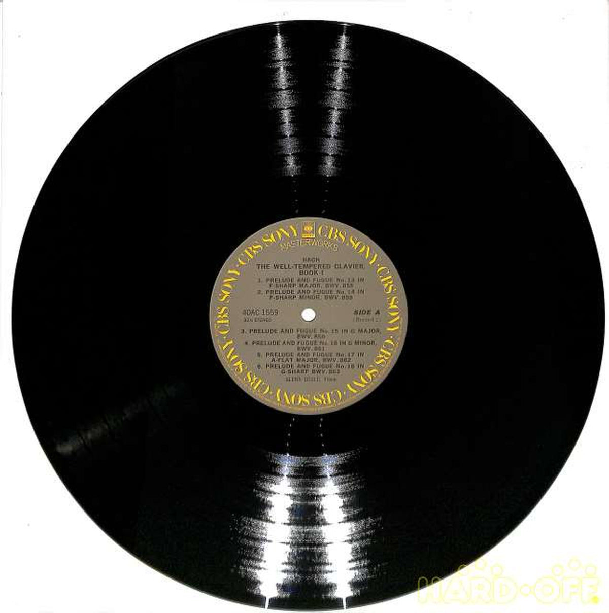 CBS Sony Bach Well-Tempered Clavier Collection Vol. 1 Gould 40AC-1558~9 2LP