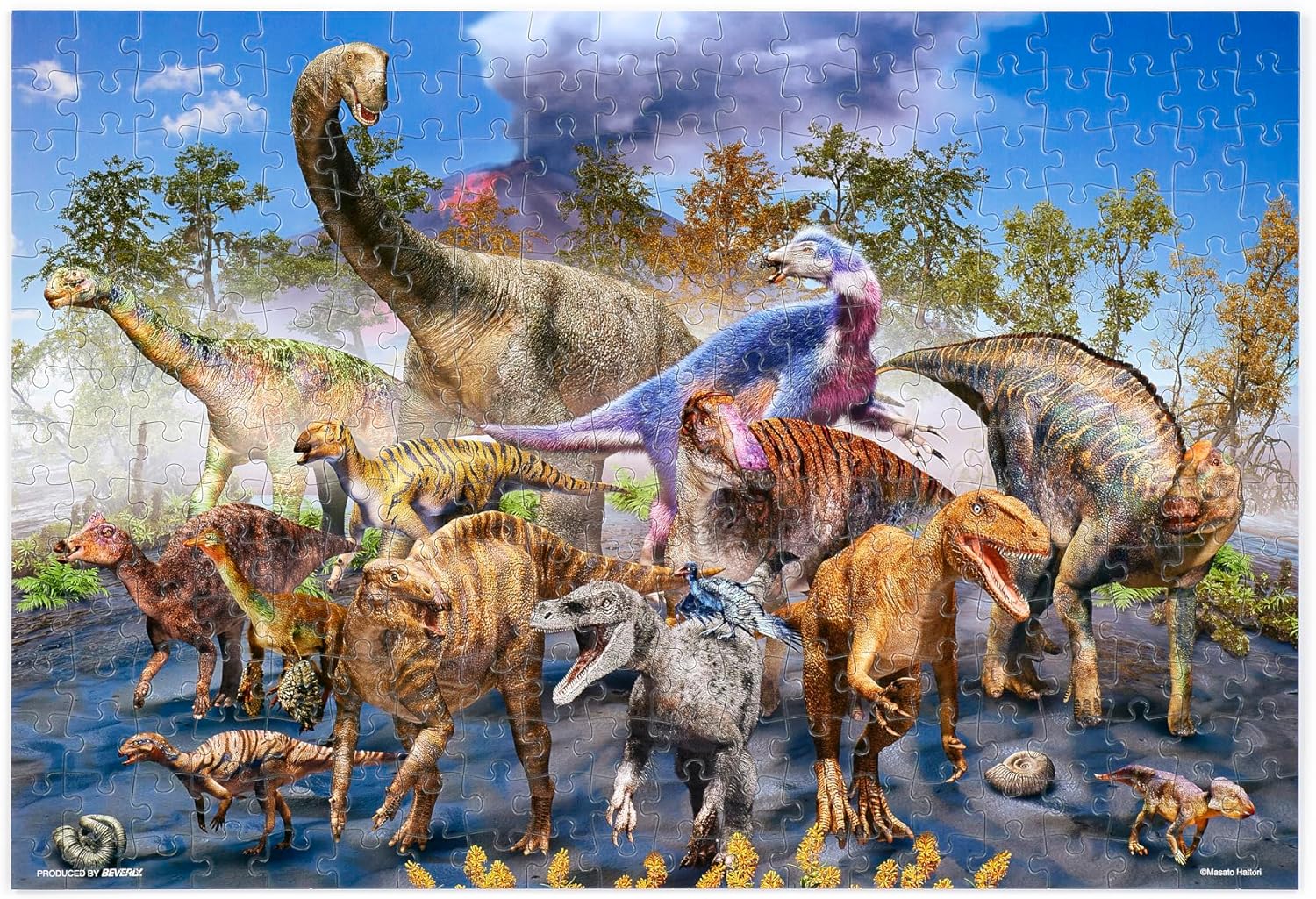Beverly 300-086Dinosaurs unearthed in Japan Puzzle - BanzaiHobby