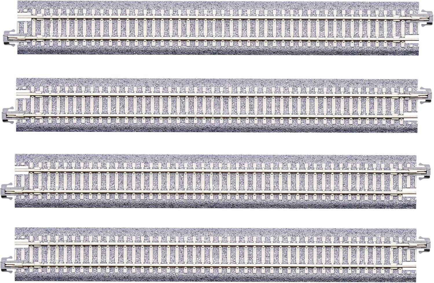 KATO 20-017 N-Gauge PC Straight Track 186mm (4pcs) - Kato - Precision Railroad Model Banzai Hobby