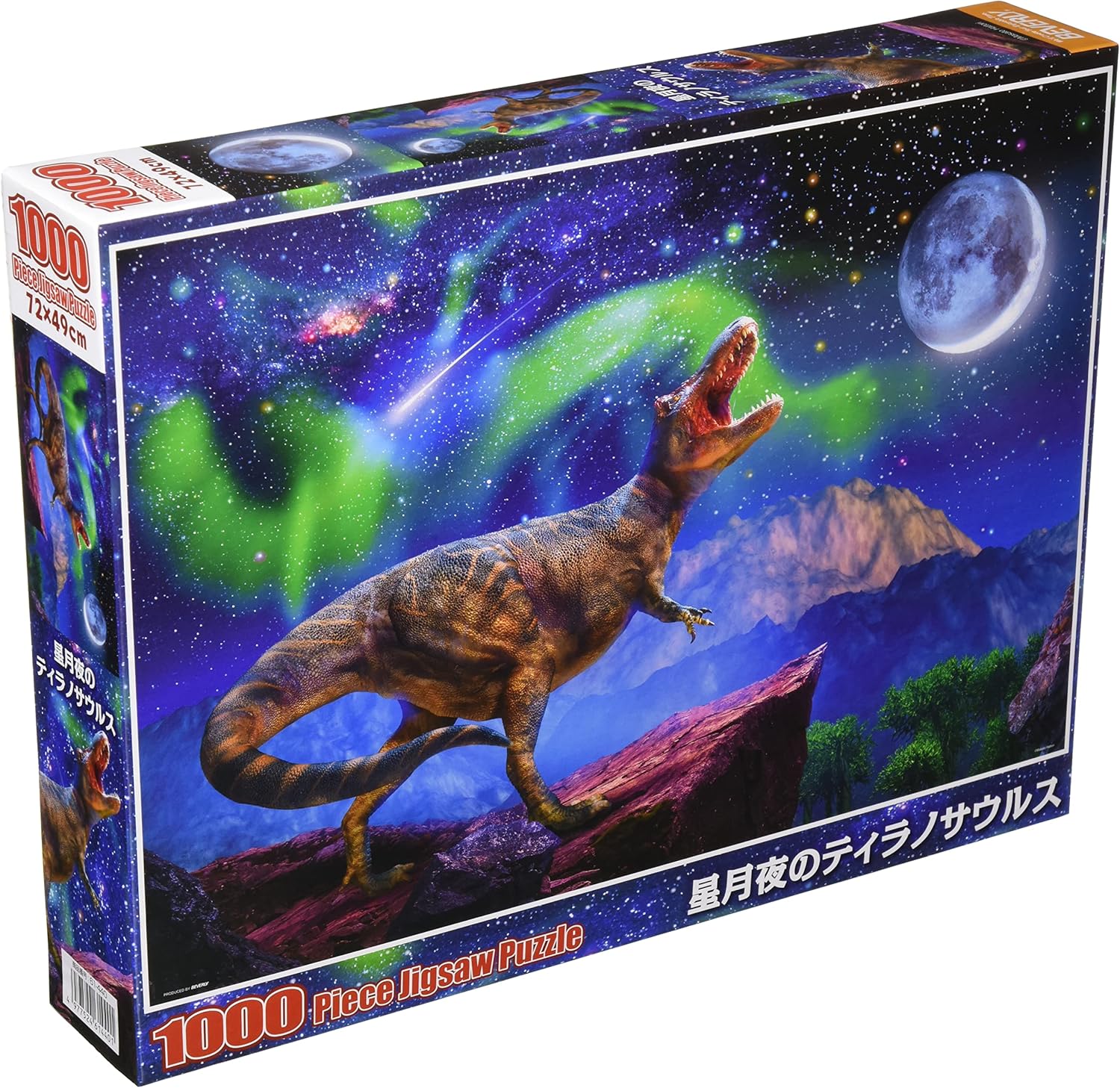 Beverly 61-440Tyrannosaurus on a Starry Night Puzzle - BanzaiHobby