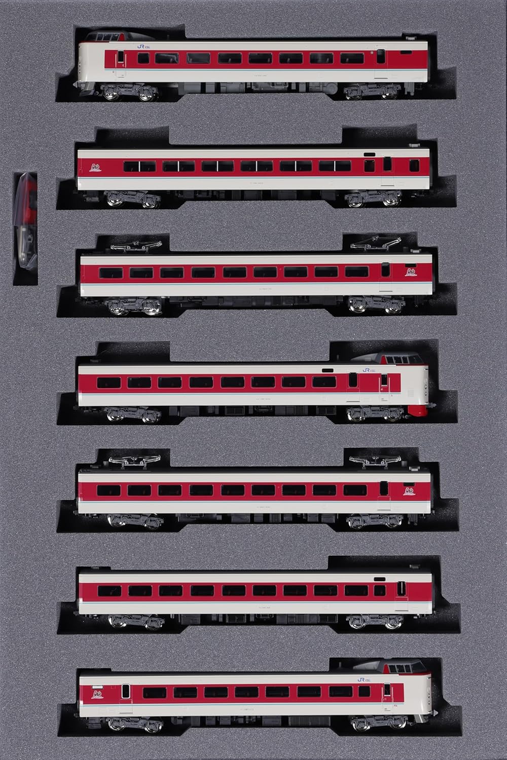 KATO 10-1779 N Gauge 381 Series "Yutaka Yakumo" (Normal Formation, Gray Bogie) 7-Car Set - BanzaiHobby