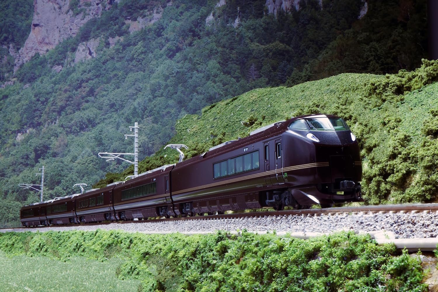 KATO 10-1991 N Gauge E655 Series Nagomi 5 Car Set - BanzaiHobby