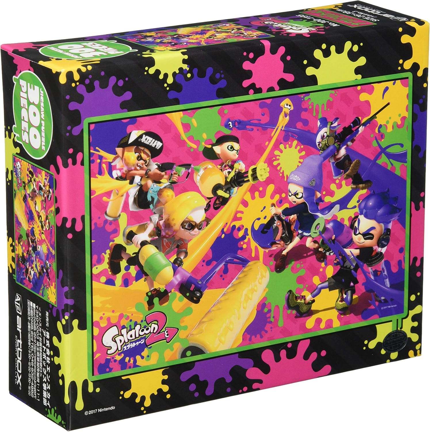 Ensky 300-1195 Splatoon 2 Turf War - Splatoon (Puzzle, 300 Pieces, 26 x 38 cm) - BanzaiHobby