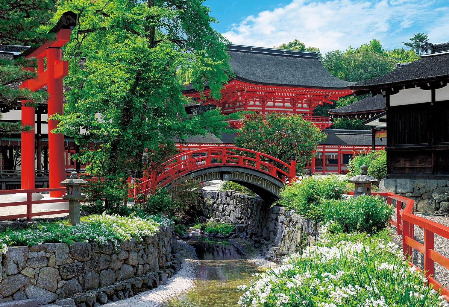 Epoch 31-014 Cultural Assets of Ancient Kyoto II Shimogamo Shrine Puzzle - BanzaiHobby