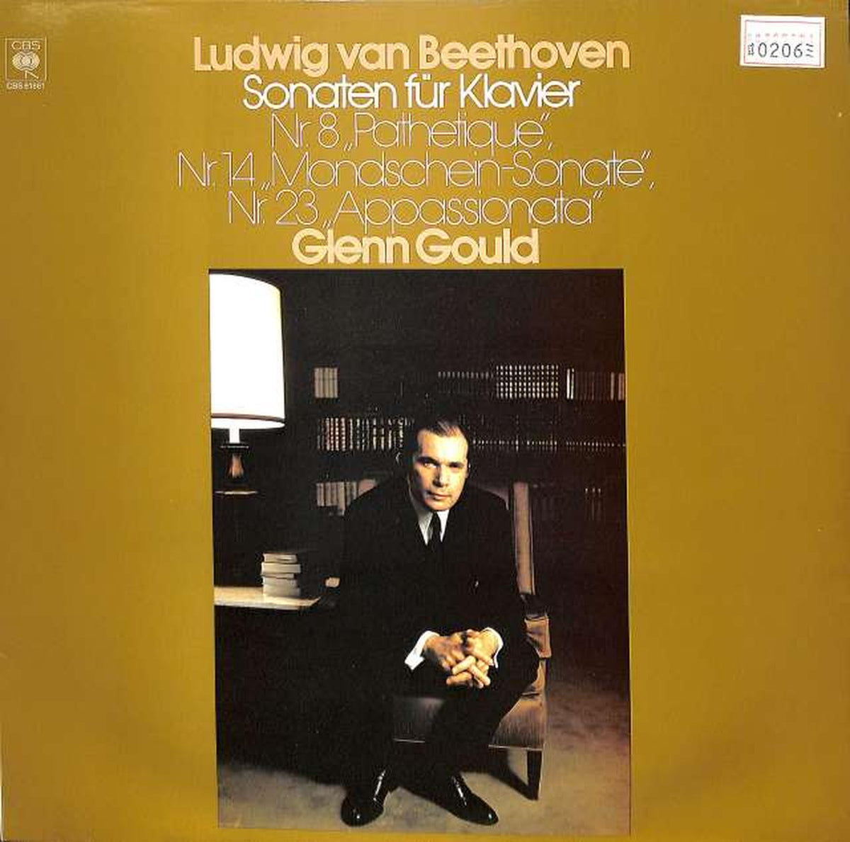 CBS (import, Germany) b Etoven "Pathétique," "Moonlight," "Passion" Gould 61861